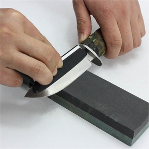 Piedra afiladora de cuchillos de doble cara, afilador de cuchillos de grano medio fino - Product Image 2