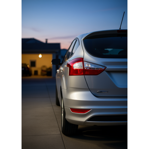 Feux arrière à LED Calavera pour Ford Focus Hatchback 2012-2014, lentille rouge, 12V, système d'éclairage automobile de remplacement, neuf - Product Image 1