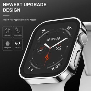 Conjunto de protección Ultra antiarañazos para iWatch serie 1-8, funda protectora de pantalla de cristal para iWatch 38 40 41 42 <span class=keywords><strong>44</strong></span> 45 49mm - Product Image 2
