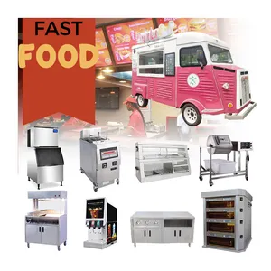 Camión de remolque de comida rápida Solución de equipo de cocina para remolques de camiones de comida Cocina totalmente equipada
