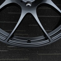 Nuevas Llantas de Aleación de Aluminio Forjadas en Negro Mate de Lujo para Carreras, Multirradio, 17-20 5x114.3/100/112 para Golf 4-8 GTI Polo 5-6