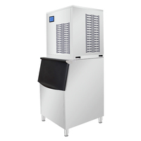 Machine à glace en flocons haute capacité 300 kg pour marché des fruits de mer avec certification CE RoHS, vente directe d'usine