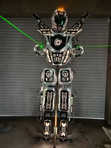 Disfraz de Robot LED para Adulto para Fiestas y Actuaciones, Inspirado en Flamenco con Zancos para Eventos de Salón - Product Image 3