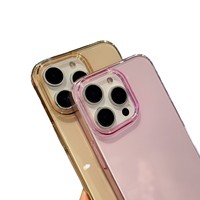 Coque rigide transparente PC Anti-chute antichoc Non jaunissant housse de téléphone portable pour iPhone 12 13 14 15 16 Pro Max Plus