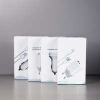 Boîtes en papier en carton personnalisées pour produits électroniques Câble de chargement USB et câble de données Spécifications d'emballage en aluminium Utilisation de l'appareil photo