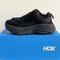 Chaussures de course HOKAS Bondi 8 unisexes de haute qualité, légères, à semelle épaisse, respirantes, en maille, augmentant la taille