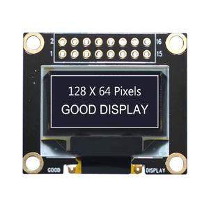 0.96インチOLEDディスプレイモジュール 128x64ピクセル モノクロ小型ディスプレイ 産業用OLEDモジュール 16ピン SSD1306 4線式SPI I2Cスクリーン - Product Image 1