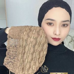 Nuevo gorro de moda para mujer, gorro de tela elástica con diseño cruzado en la frente, estilo étnico en colores dulces. - Product Image 3