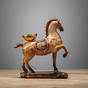 Cổ điển và thanh lịch Trung Quốc May Mắn ngựa trang sức, trang trí nội thất phụ kiện, máy tính để bàn văn phòng trang trí - Product Image 3