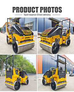 Manuelle <span class=keywords><strong>Mini</strong></span>-Führung Vibration <span class=keywords><strong>Road</strong></span> <span class=keywords><strong>Roller</strong></span> 3000kg Doppelt rommel Baby Ride <span class=keywords><strong>Walk</strong></span> Hand verdichter Huade Hydraulik pumpe Changfa Motor - Product Image 2