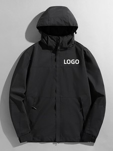 Blouson Bomber Léger à Capuche 1:1 <span class=keywords><strong>North</strong></span> F Printemps Automne Coupe-Vent Imperméable Color Block Personnalisé pour Couple - Product Image 5