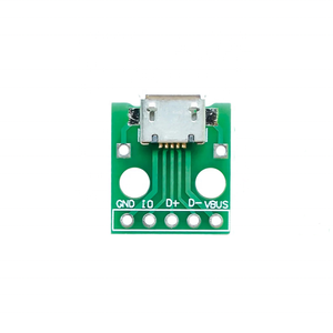 Ventes chaudes Adaptateur MICRO USB vers DIP Connecteur femelle 5 broches Type B Convertisseur de carte de circuit imprimé Pinboard 2.54 - Product Image 2