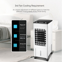 Refroidisseur d'air portable pour la maison Ventilateur de tour rv Autoportant Fabrication de glace d'eau mobile Refroidisseur d'air pour la maison et le bureau