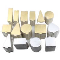 Plateau à gâteau en carton blanc Mirco-Pak résistant à la graisse, 8/10/12 pouces, 2 mm d'épaisseur, motif marbré, recyclable, jetable, pour boîtes à gâteaux