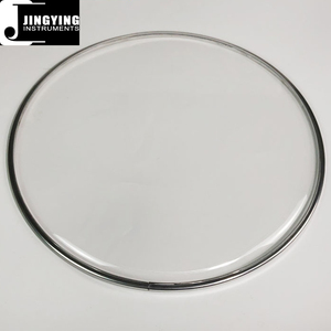2024 Jingying Music Drum Heads Series, Venta al por mayor Material PET transparente Drum Heads Clear Drum Skins - Product Image 4