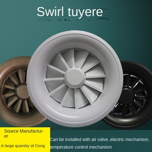 Aluminiumlegering circulaire swirl-ventilator voor industriële centrale airconditioning met intelligente elektrische temperatuurregeling - Product Image 2