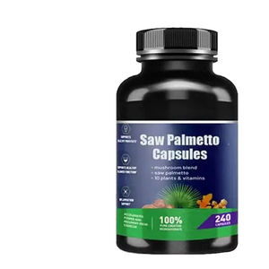 Capsules d'extrait de palmier nain pour la santé de la prostate, marque privée OEM, compléments alimentaires à base de plantes, soutien à la santé masculine - Product Image 1