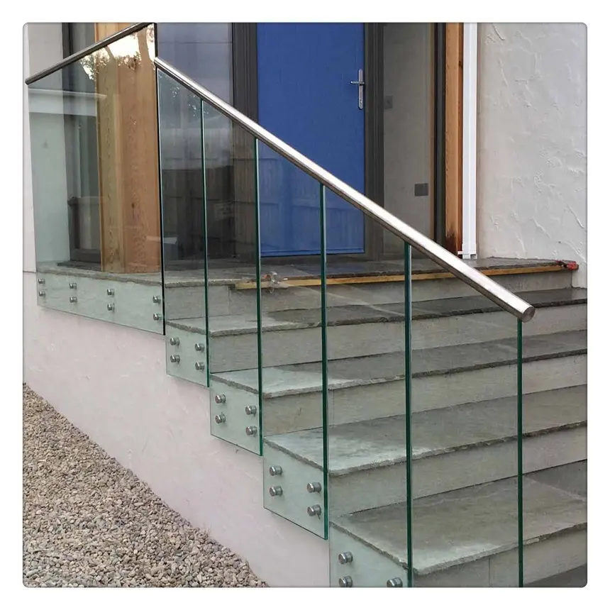 10mm 12mm spessore pannelli di vetro temperato prezzo per la costruzione casa ponte balaustra del balcone ringhiera