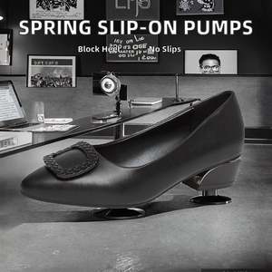 Sandales d'été grande taille 43 pour femme, à bout ouvert, motif écossais, avec bride à boucle, talon plat, style concis, type mules - Product Image 2