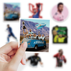 2025 produit tendance 52 pièces joueurs de football célèbres <span class=keywords><strong>Superstar</strong></span> Graffiti autocollants adhésifs comprenant pour Messi Ronaldo Maradona - Product Image 4