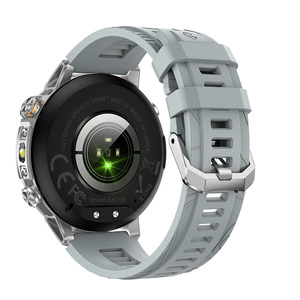 Montre connectée AK106 pour hommes, fabriquée directement en usine, batterie de 1400 mAh, étanche IPX8, appels Bluetooth, robuste, sport de plein air, boussole, bracelet en silicone - Product Image 5