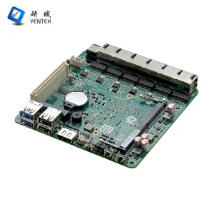 Placa base cortafuegos Pfsense 10 gen 5205U 6 LAN Ddr4 Mini Nano ITX