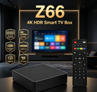 Boîtier multimédia intelligent Android 11 Z66 4K 4 Go 32 Go Quad Core RK3566 pour affichage numérique hôtelier - Fabrication OEM