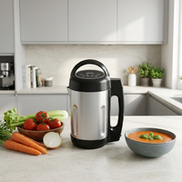 Blender électrique pour smoothies, panneau de commande tactile, 6 programmes prédéfinis, 2 lames, capacité de 1,2 à 2,0 L, multifonctionnel, acier inoxydable de qualité alimentaire