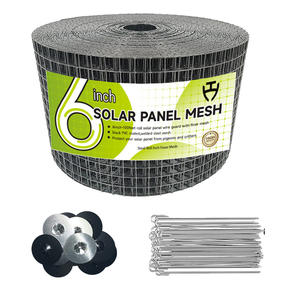 ตาข่ายชุบสังกะสีขนาดเส้นผ่าศูนย์กลาง6นิ้ว1.3มม. สำหรับแผงโซลาร์เซลล์นกพิราบกั้นนกกั้นนกรั้วตาข่ายติดทนนาน - Product Image 1
