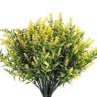 Bunga Lavender Buatan Anti UV, Cetakan Injeksi, Dekorasi Pernikahan & Fotografi, Indoor & Outdoor