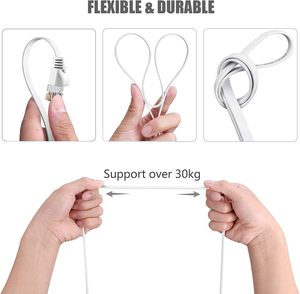 <span class=keywords><strong>Cat</strong></span> <span class=keywords><strong>6</strong></span> Flat Ethernet Kabel, Utp 10Gbps High-Speed Ethernet Kabel Geschikt Voor Thuis Of Op Kantoor Netwerk Bekabeling - Product Image 4