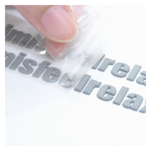 High Quality Custom Printed 3D Logo <b>Silicone</b> Matt and Gross Velvet Heat Transfers Logo Vinyl <b>Clothing</b> <b>Labels</b> for Socks - Product Image 1