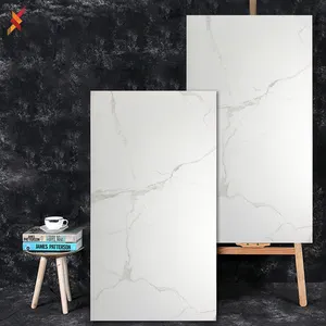 60x120 عالية الجودة الأبيض الرخام كارارا porcelanato غرفة المعيشة السيراميك المزجج الخزف بلاط الأرضيات والحوائط للمنزل