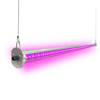 Rumah Kaca Antar Kanopi IP66 Inter Pencahayaan Merah Biru Tabung 4ft 8 Kaki Bar Antar Tanaman 100W Led Tambahan Cahaya Led Tumbuh Cahaya