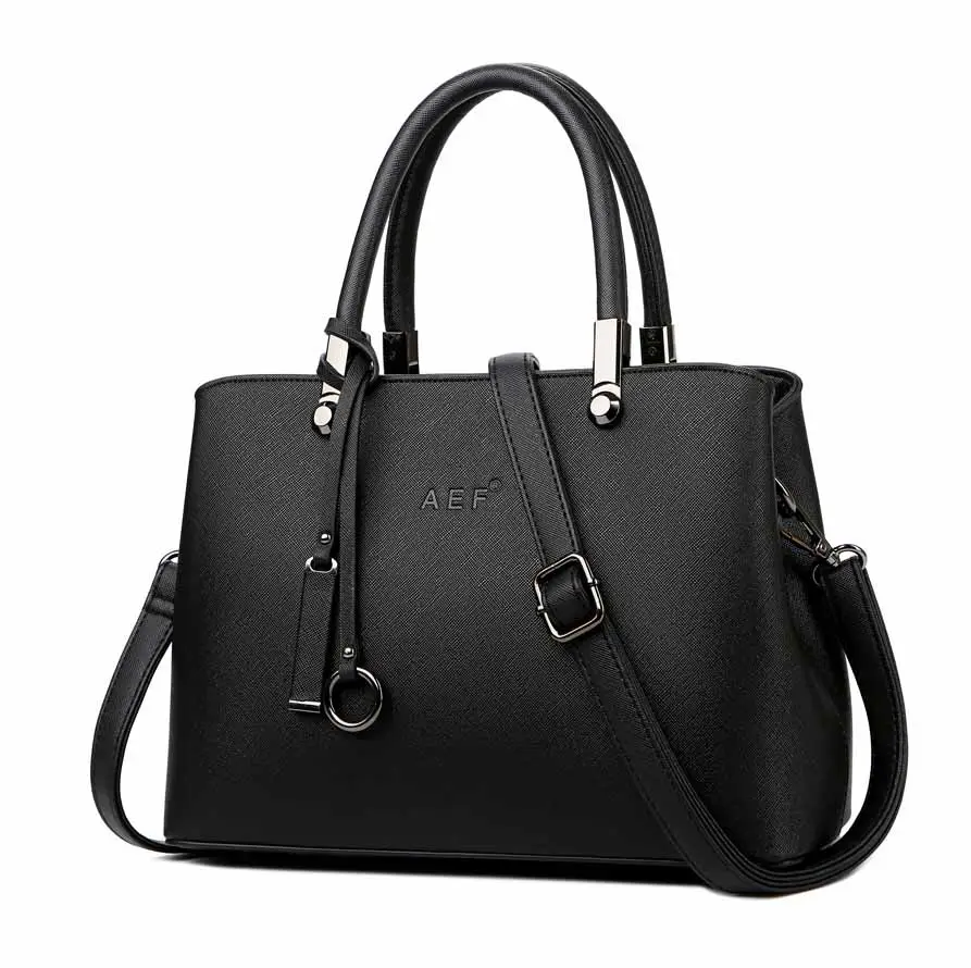 Women's Handbag Design PU Leather Office Ladies Bags Top Handle Satchel Shoulder Ladies Tote Bag