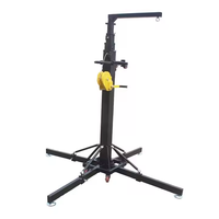 Soporte de Elevación Plegable Portátil de Hierro para Exteriores con Manivela, 6M, para Altavoces Line Array, Capacidad de Carga 200kg