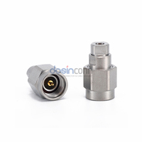 Connecteur micro-ondes DC-26.5GHz, prise femelle 3.5mm, prise mâle, faible VSWR pour câble coaxial 50ohm, en acier inoxydable