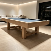 WANYAJU Design Mini table de billard d'intérieur 3 en 1 personnalisable avec plateau en ardoise et tiroir, convertible en table de jeu