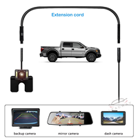 IP68 impermeable Cable de extensión de 4 pines cobre puro 5FT 6FT 10FT 15FT cámara de visión trasera Dashcam espejo coche marcha atrás ayuda gruesa