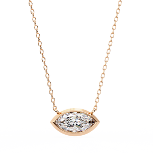 Collier pendentif élégant style diamant pour femme, bijou simple et raffiné pour le quotidien, design léger, finition brillante, option cadeau - Product Image 2