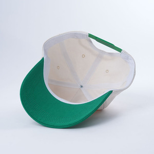 Tùy chỉnh 5 Bảng điều khiển thêu hai giai điệu không có cấu trúc rửa bông Mũ bóng chày Snap trở lại nhựa khóa - Product Image 5