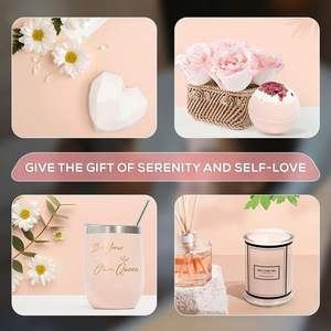 TCLuxuryリラクゼーションギフトセットタンブラー奨励バスケットボックスキャンドルバスセットボックス - Product Image 3