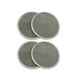 0.5 1 Micron Metal Discs Stainless Steel Wire Mesh Coffee Filter Discs