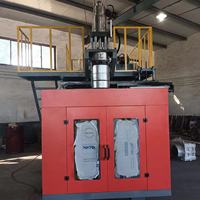 Fabricant de machines de fabrication de bidons en plastique de 25 litres, machine de soufflage de bouteilles à deux stations, machine de soufflage de bouteilles de 36 kW