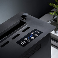 Cheminée électronique domestique ultrasonique moderne, élégante et tendance, avec des flammes simulées pour le fond de la télévision, humidificateur inclus