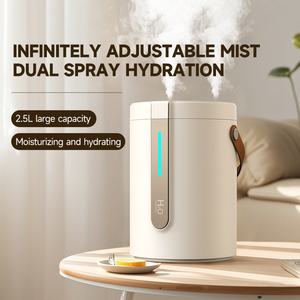 <span class=keywords><strong>Humidificador</strong></span> ultrasónico silencioso con pantalla digital, niebla fría, 2.5L, para mesa, escritorio, hogar y <span class=keywords><strong>oficina</strong></span>, con luz nocturna - Product Image 4