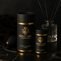 Boîte cylindrique personnalisée avec logo, recyclable, 50 ml, 100 ml, pour flacon de parfum, tube en papier imprimé avec estampage doré, pour emballage cadeau d'huiles essentielles