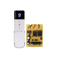 Kit de télécommande sans fil à affichage numérique pour l'apprentissage du code, portée 100m, pour ventilateur, canapé et contrôle de vitesse du moteur