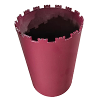 Forets à noyau de béton de diamant humide Turbo haute Performance pour le forage de trous de brique de pierre en béton armé scie 120-450mm