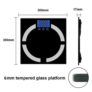 가정용 체지방 측정기 물 근육 뼈 BMI 비율 체중계 체지방 분석기 - Product Image 2